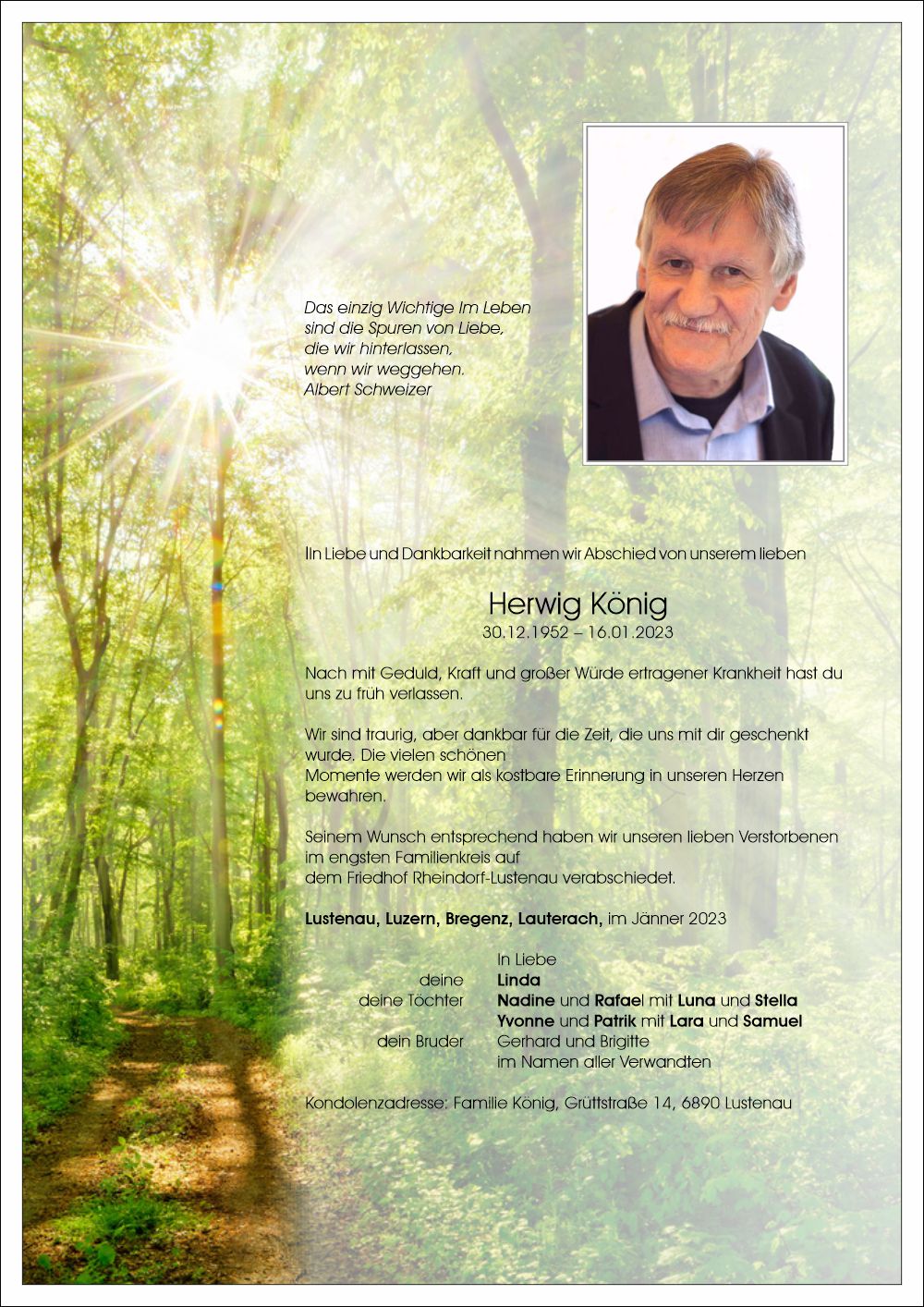 Todesanzeige - Trauerhilfe – abschied GesmbH